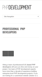 Mobile Screenshot of phpdevelopment.net