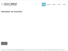 Tablet Screenshot of phpdevelopment.net